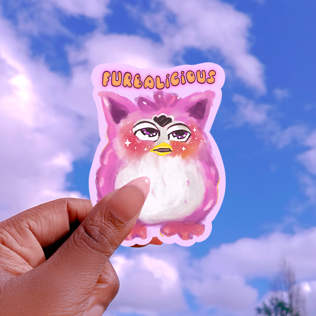 Furbalicious Sticker
