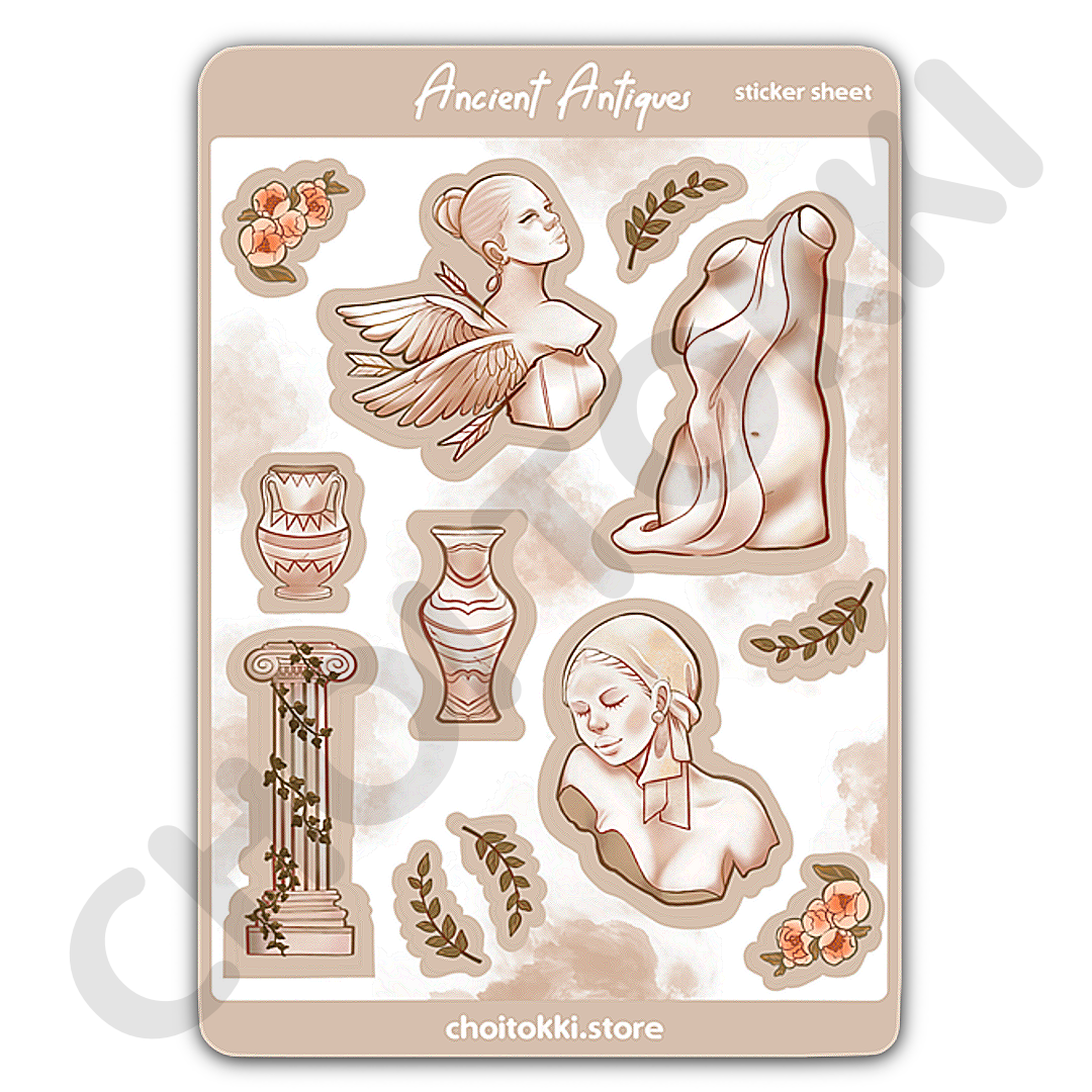 Ancient Antiques Sticker Sheet