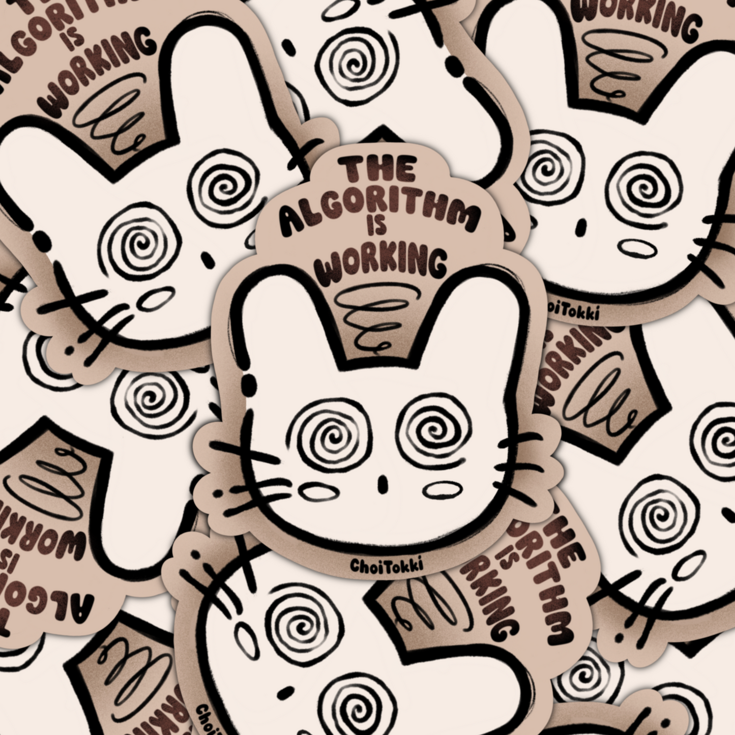 The Algorithm Is Working - Choi Tokki Sticker
