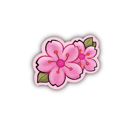 Cherry Blossom Glossy Sticker