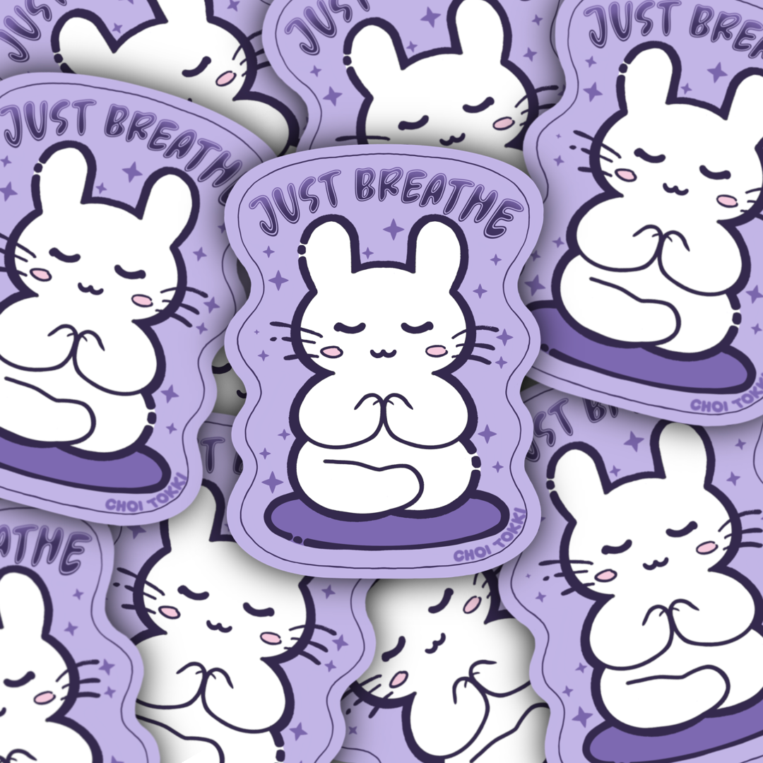 Just Breathe - Choi Tokki Sticker