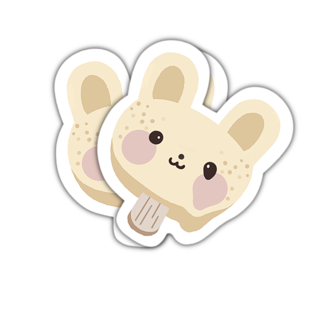 Ice Cream Bunny Sticker