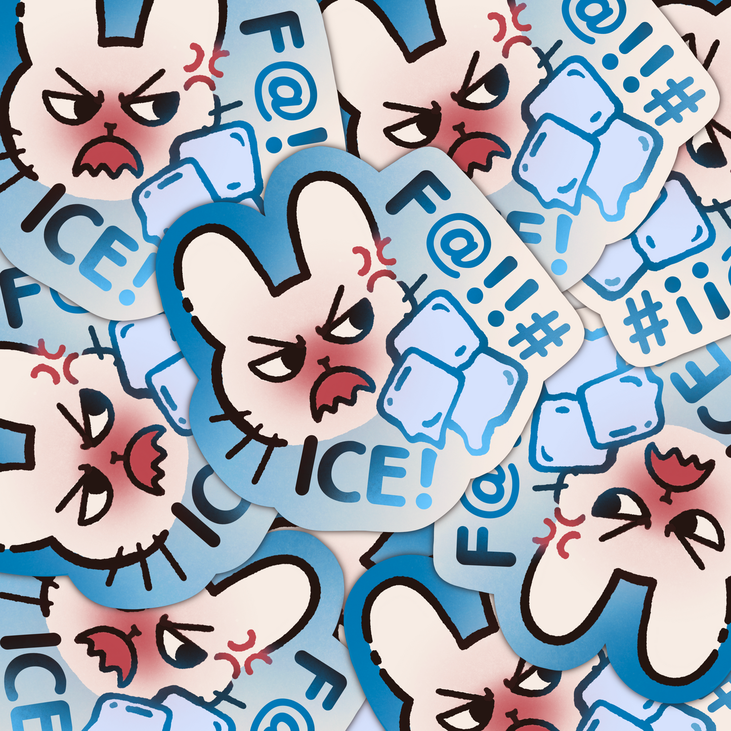 F@!!# ICE Sticker