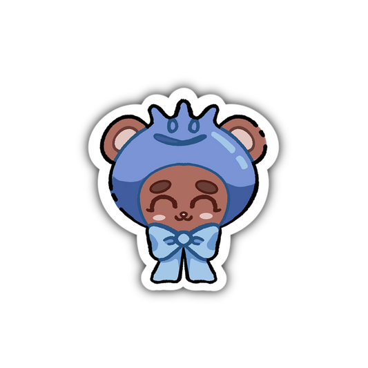 Blue Beary Sticker