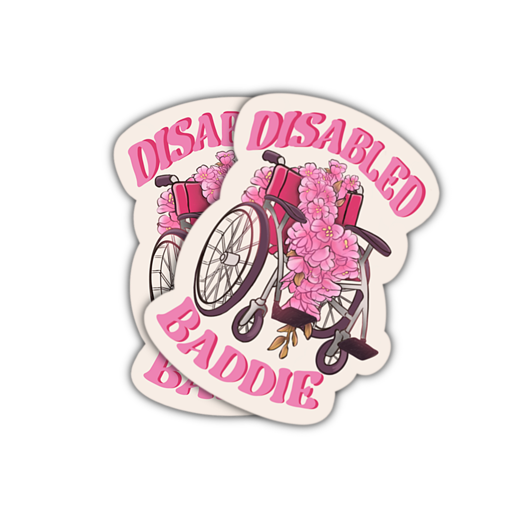 Disabled Baddie Sticker