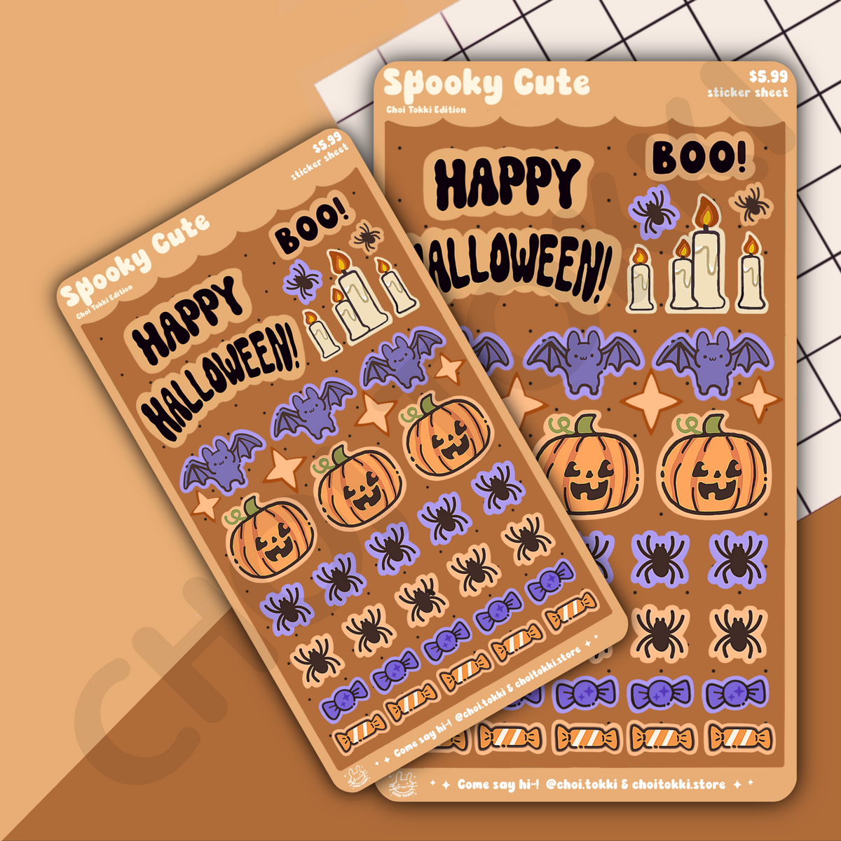 Spooky Cute Sticker Sheet