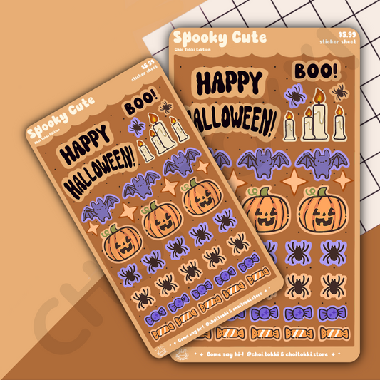 Spooky Cute Sticker Sheet
