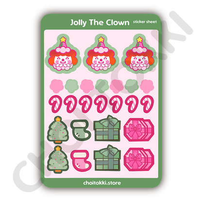 Jolly The Clown Sticker Sheet