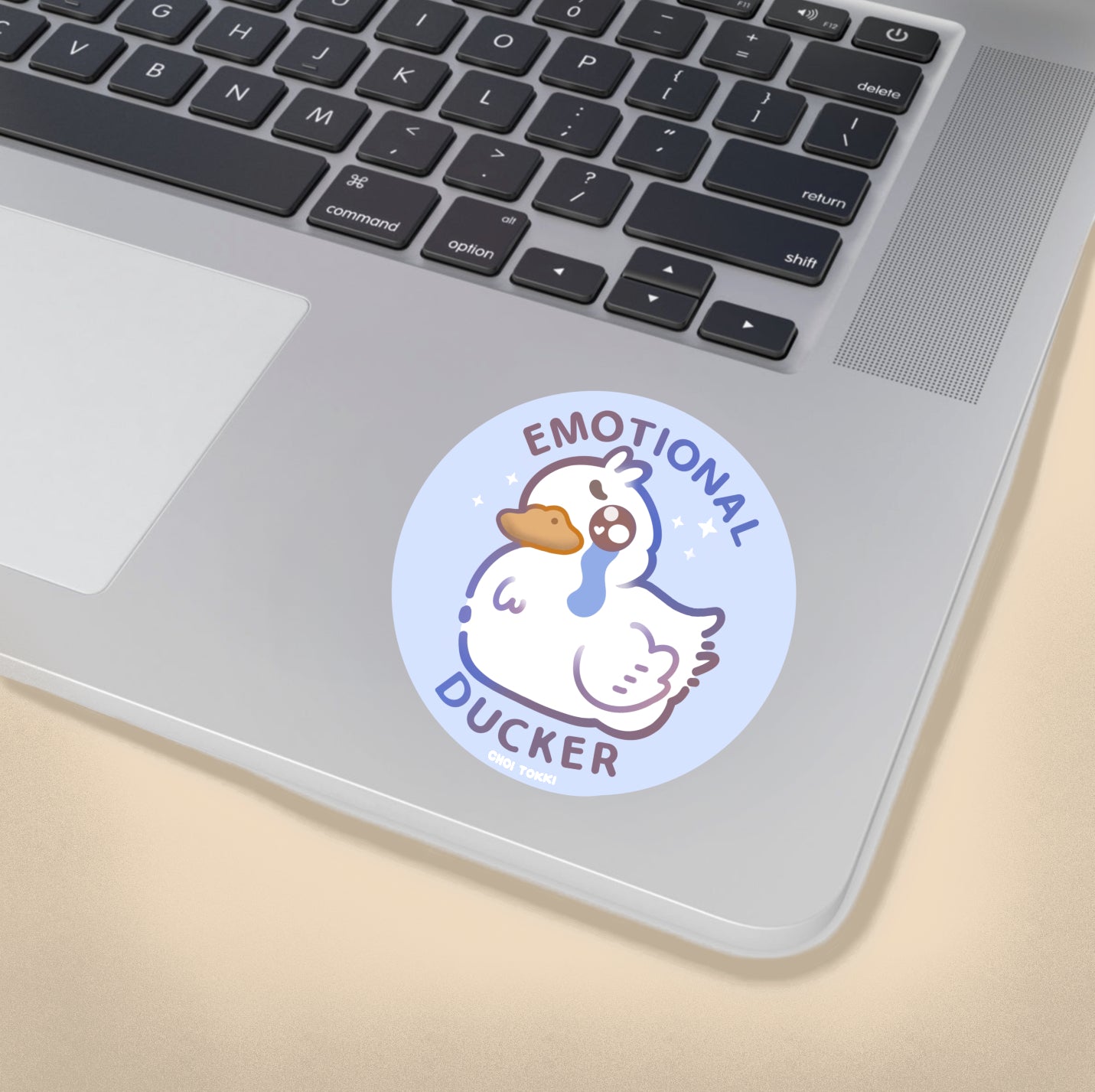 Emotional Ducker Sticker