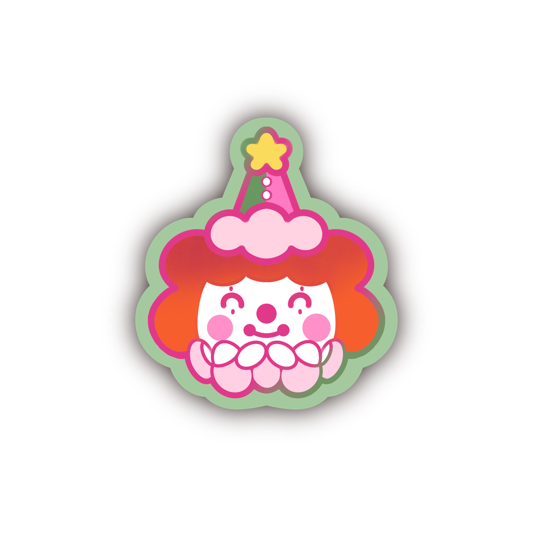 Jolly The Clown Sticker