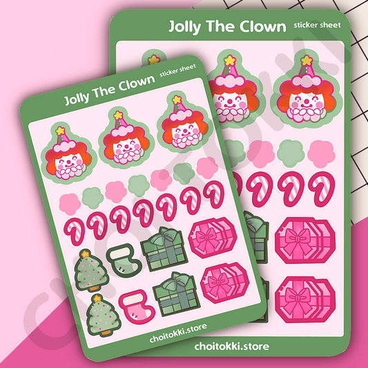 Jolly The Clown Sticker Sheet