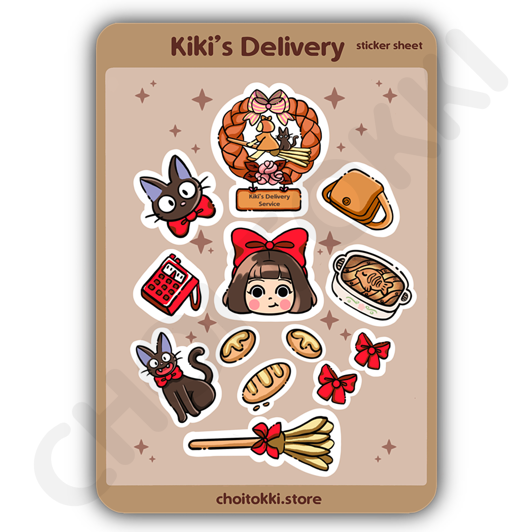Kiki’s Delivery Sticker Sheet