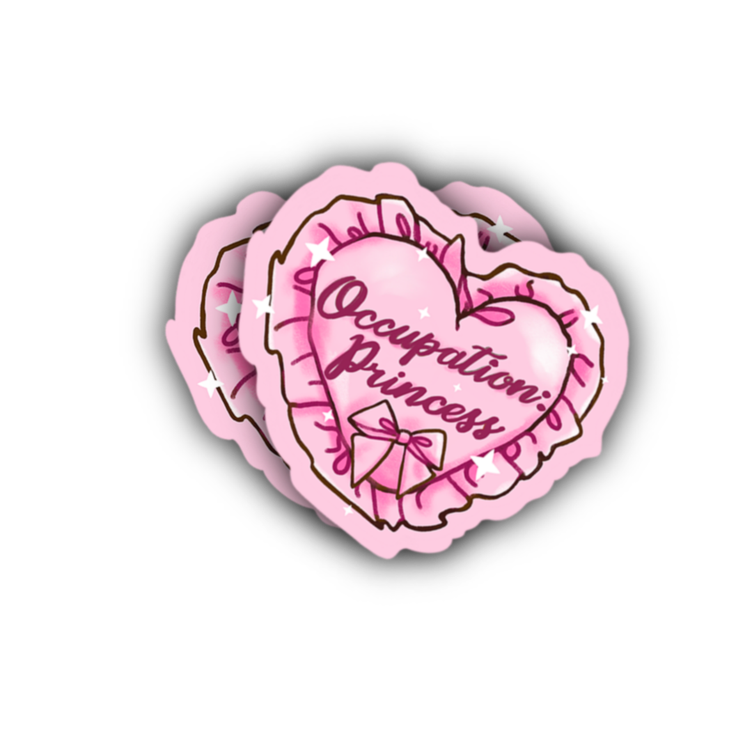 Occupation: Princess Sticker