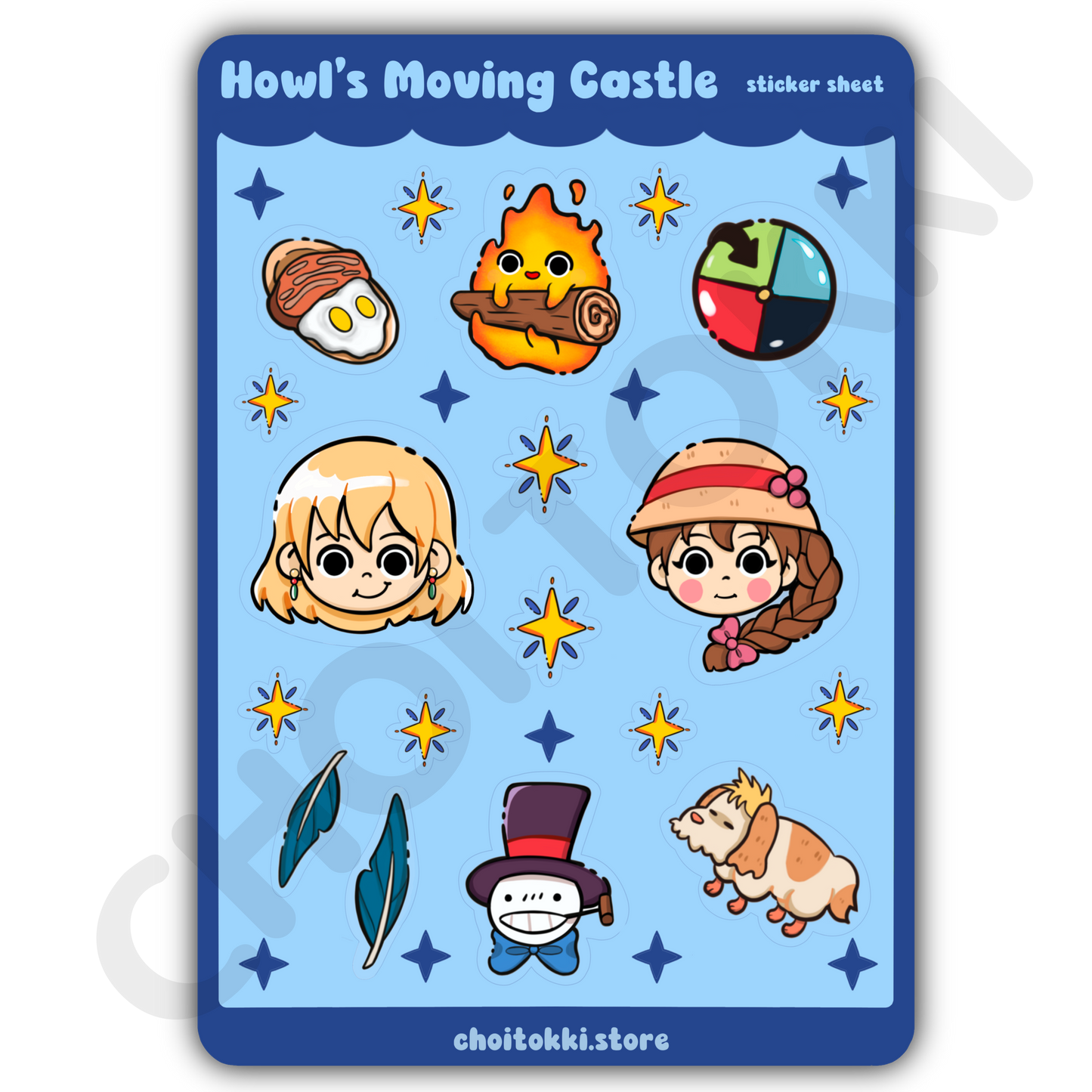 Howl’s Moving Castle Sticker Sheet