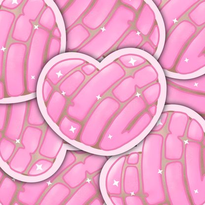 Concha Heart Sticker