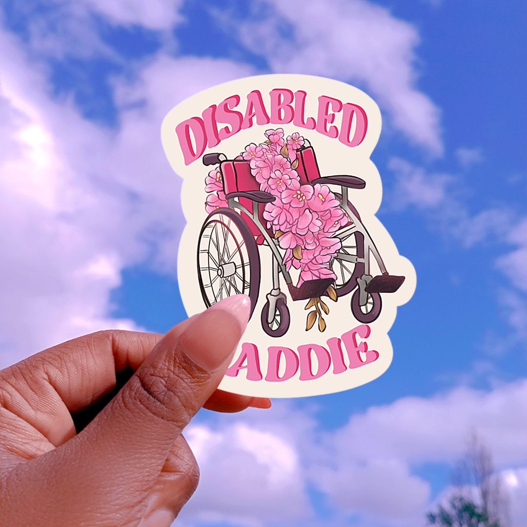 Disabled Baddie Sticker