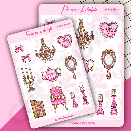 Princess Lifestyle Sticker Sheet