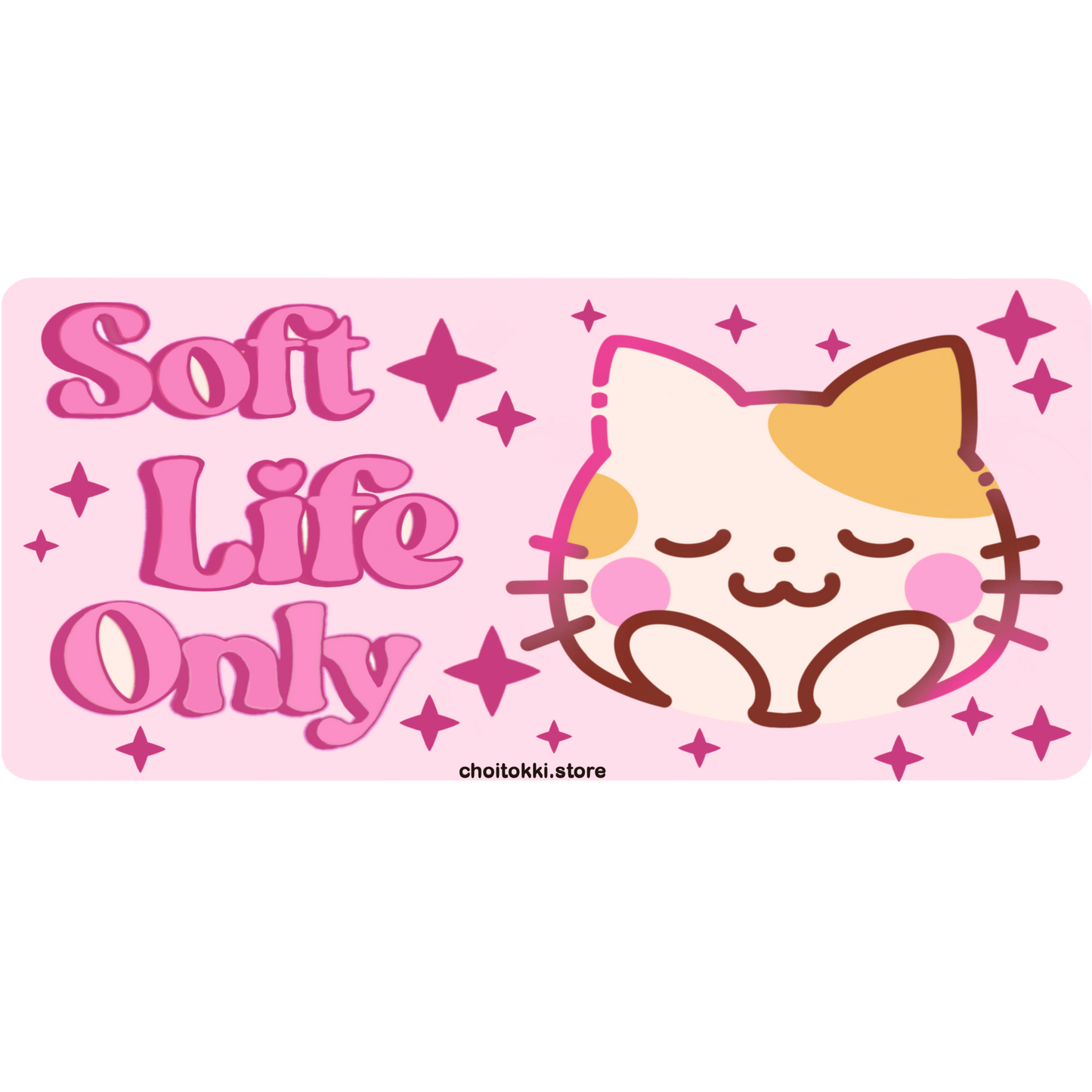 Soft Life Only - Bumper Sticker