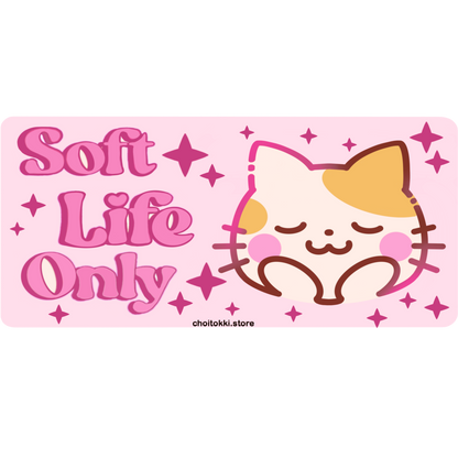 Soft Life Only - Bumper Sticker