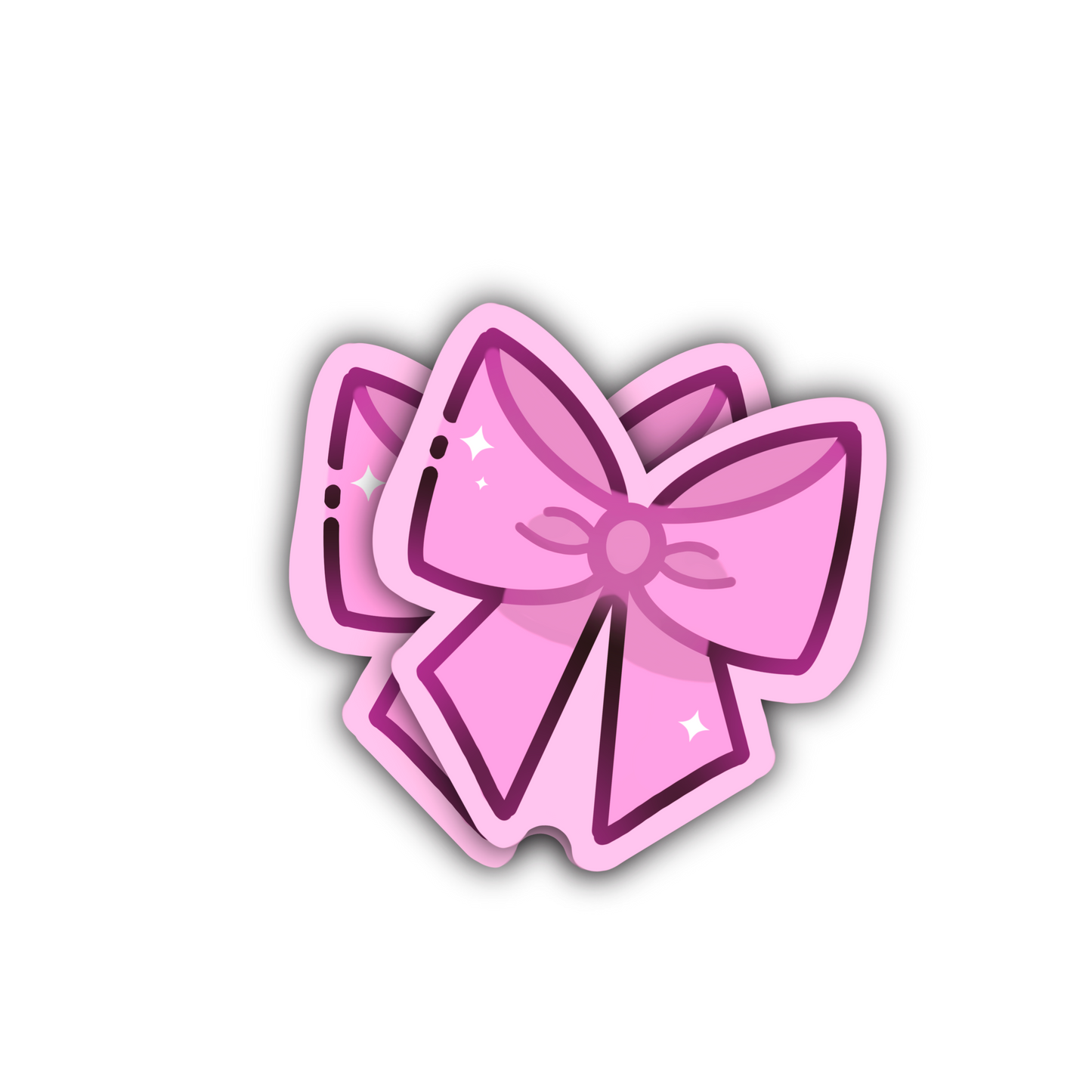 Small Kawaii Bow Sticker