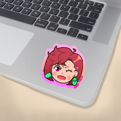 Momo Ayase - Dandadan Sticker