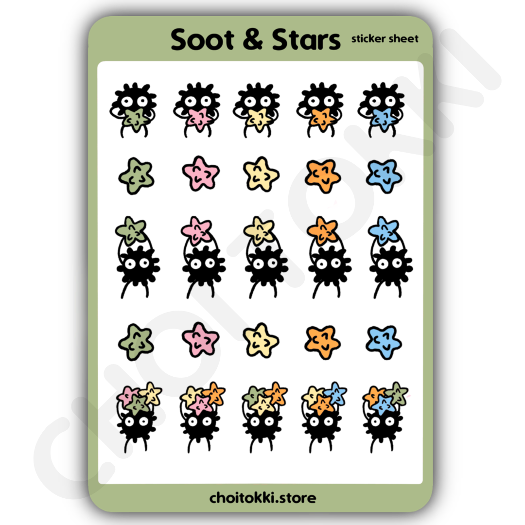 Soot & Stars Sticker Sheet