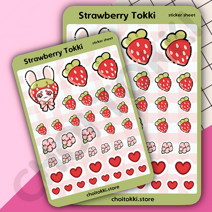 Strawberry Tokki Sticker Sheet