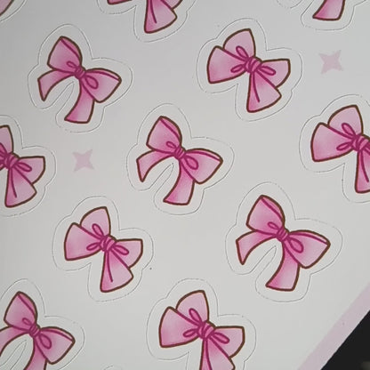 Princess Bows Sticker Sheet